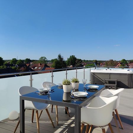 Penthouse Mit Whirlpool Im Herzen Von Niedersachsen Burgwedel  Exterior photo