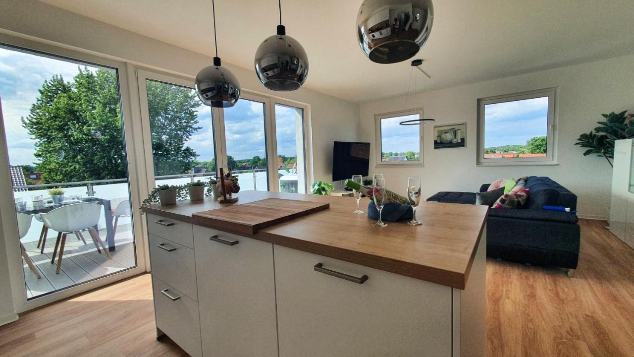 Penthouse Mit Whirlpool Im Herzen Von Niedersachsen Burgwedel  Exterior photo